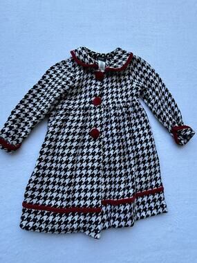 90 Cotton Holiday Editions Girls 4T Black/White
